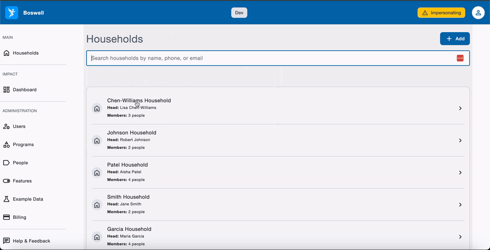 Boswell mini tour showing key features